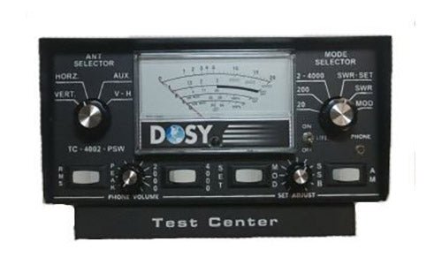 Dosy TC4002PSW Benchtop Power & SWR Meter with Headphone Jack & Antenna Switch 4000 Watts iBeam