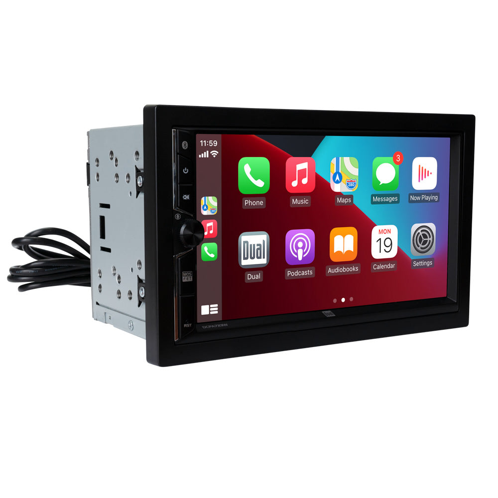 Dual DCPA723W 7″ Media Receiver with Wireless Android Auto & Apple Carplay – DCPA723W Dual