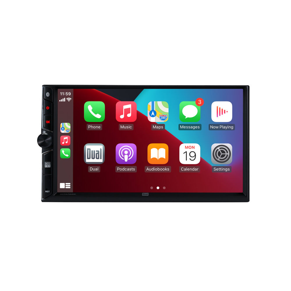 Dual DCPA723W 7″ Media Receiver with Wireless Android Auto & Apple Carplay – DCPA723W Dual