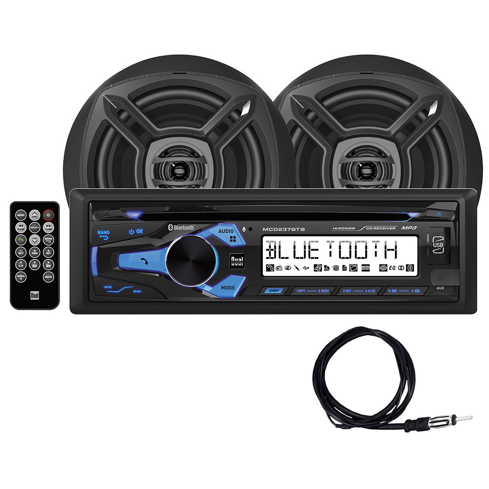 Receptor de CD dual MCP1237BTB con altavoces de 6,5″ – MCP1237BTB