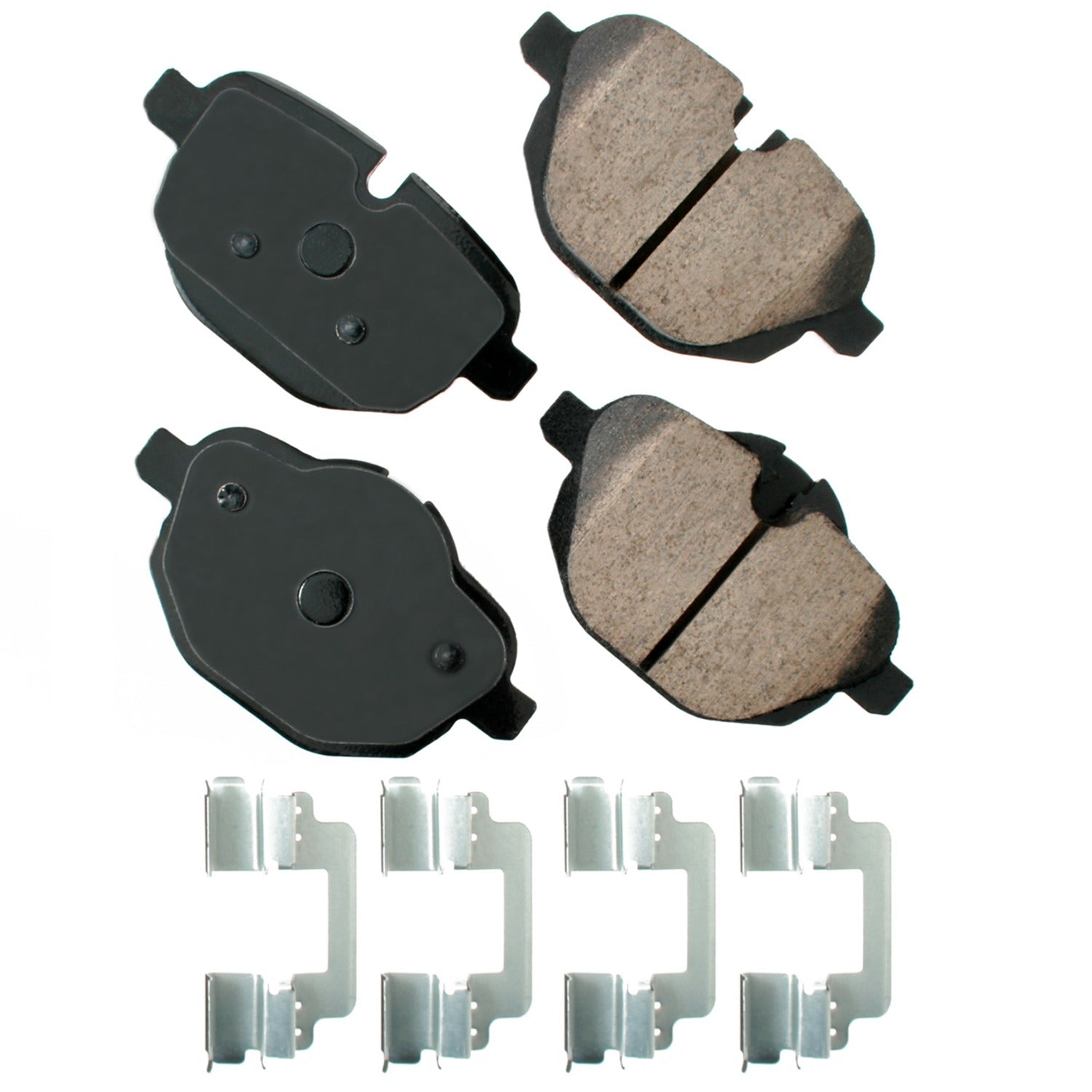 Akebono EUR1473 Euro Ultra-Premium Brake Pads - Rear Akebono Brake Corporation