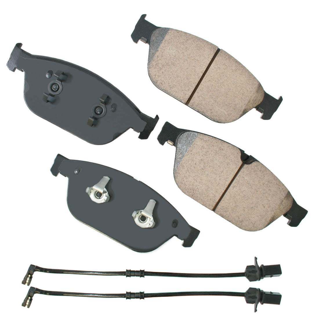 Akebono EUR1546 Euro Ultra-Premium Brake Pads - Front Akebono Brake Corporation