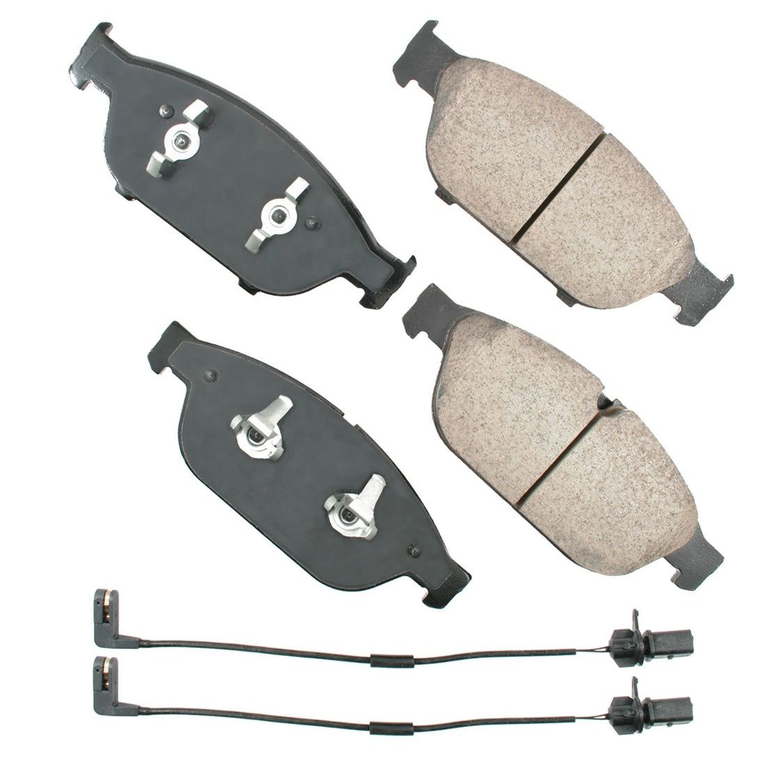 Akebono EUR1549 Euro Ultra-Premium Brake Pads - Front Akebono Brake Corporation