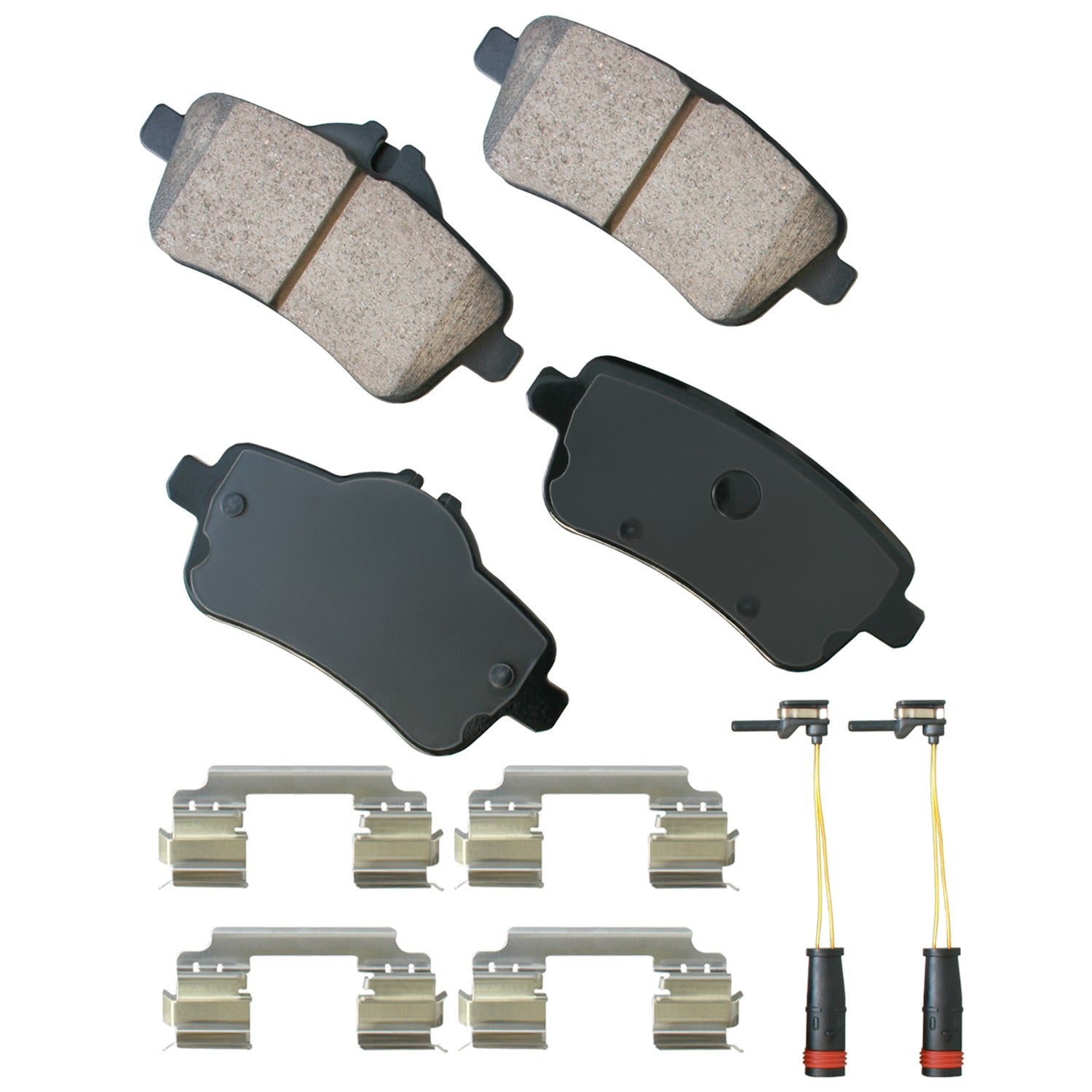 Akebono EUR1630 Brake Pads Rear Mercedes CLA45 14-17 GL350 13-16 Akebono Brake Corporation