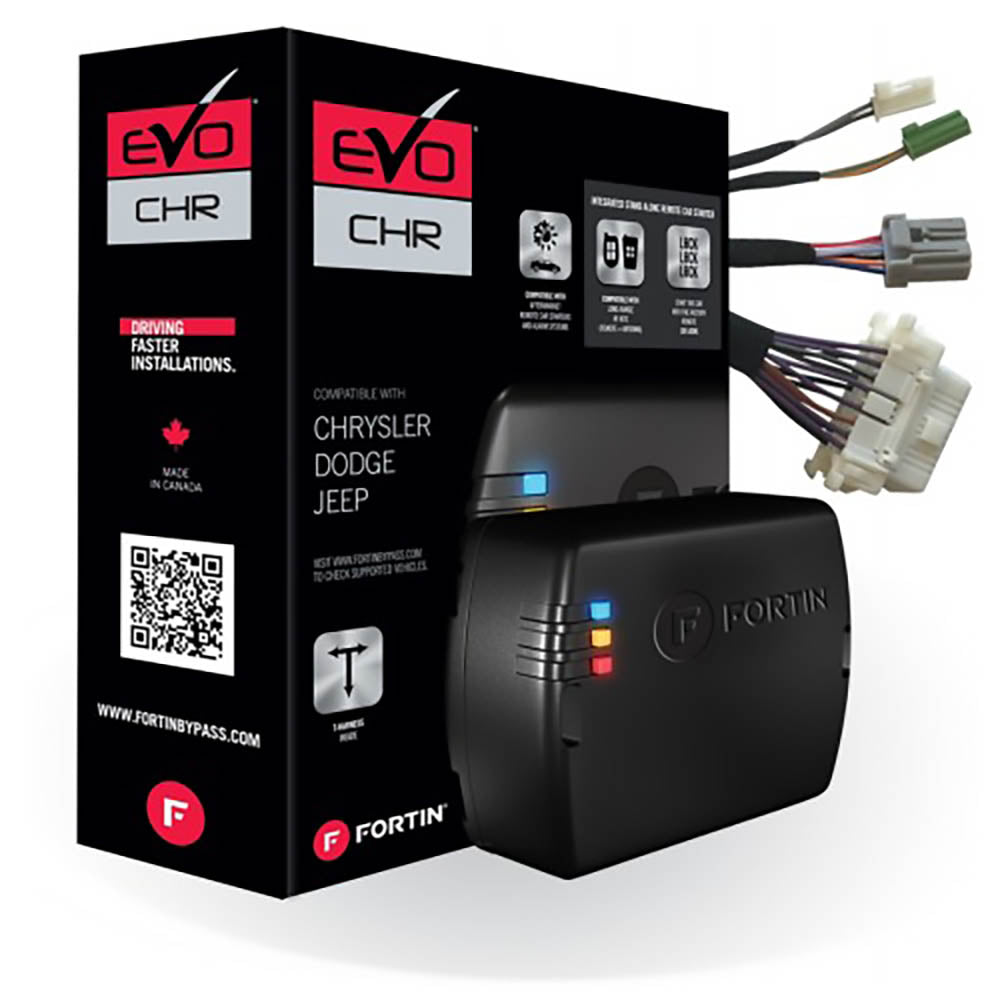 Fortin EVO-CHRT7 Fortin Evo-chrt7 Module & T-harness For Select 2013+ Chrysler,dodge, & Jeep Tip-start & Push-to-start Vehicles Fortin