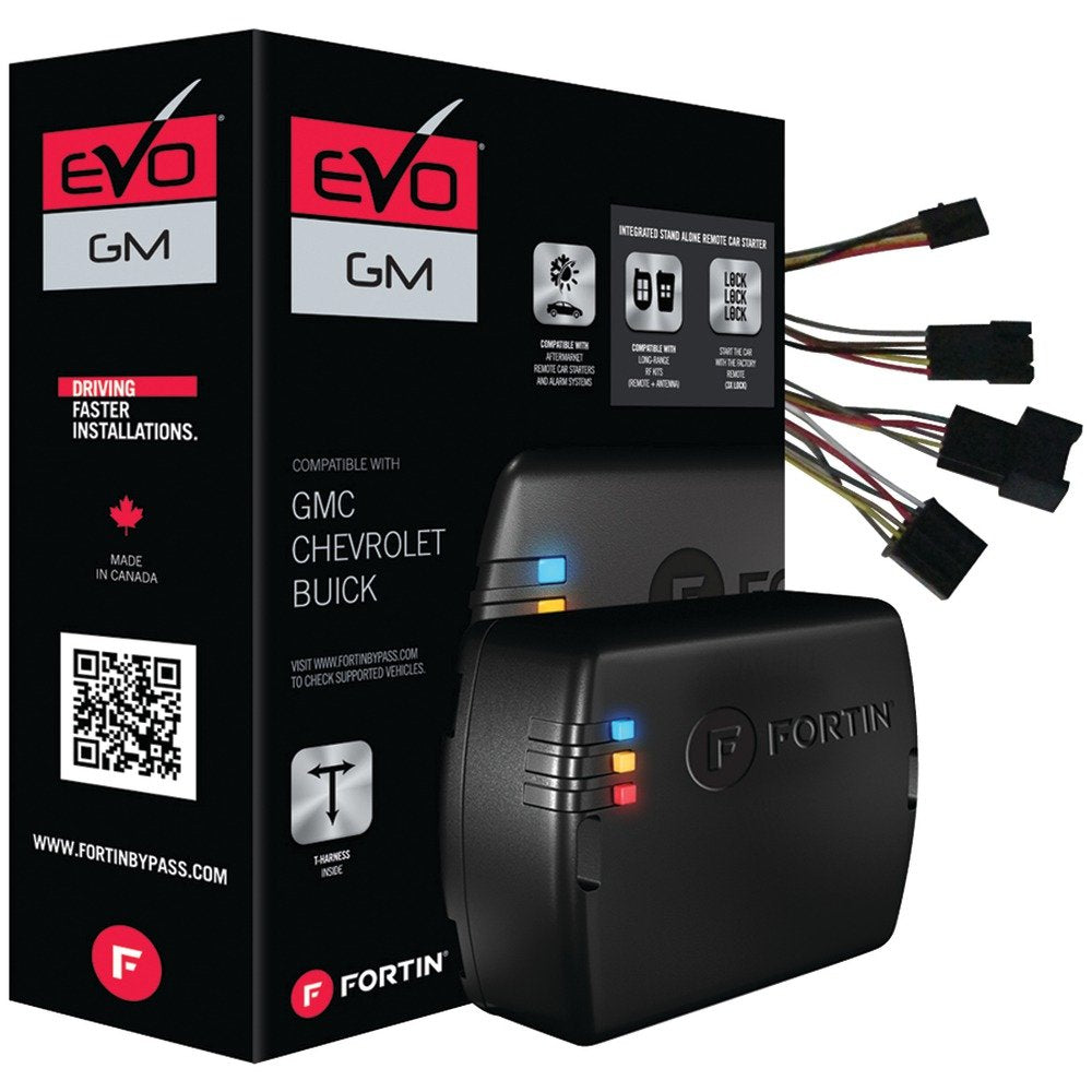 Fortin EVO-GMT4 Fortin Evo-gmt4 Preloaded Module & T-harness For Select Cadillac, Chevrolet, & Gmc Full Size Vehicles Fortin