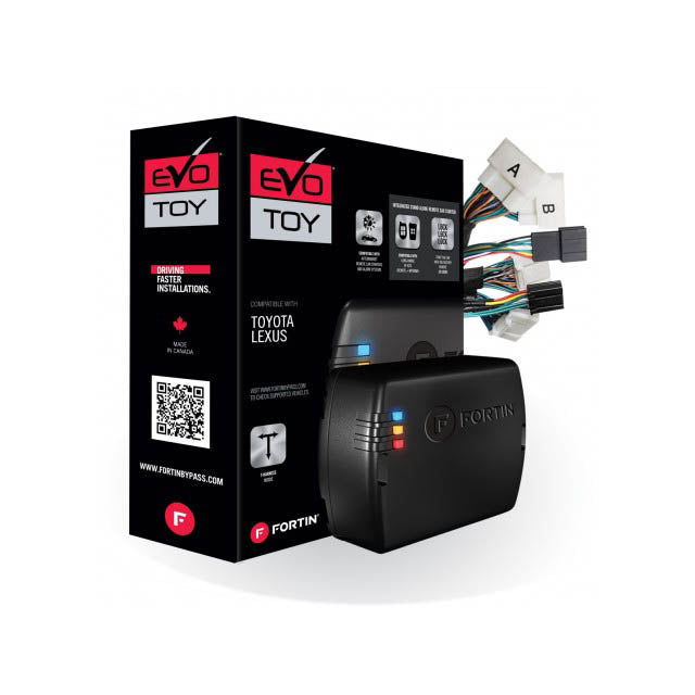 Fortin EVO-TOYT6 Fortin All-in-one Remote Starter, Alarm, Immobilizer Bypass And Data Interface Module For Select Toyota & Lexus Push-to-start Vehicles