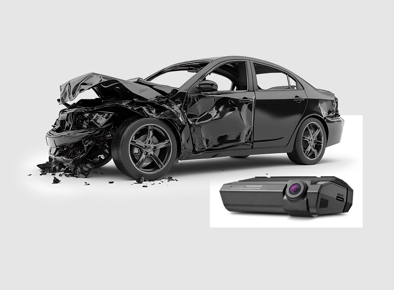 Thinkware F790AIR-TGM Dashcam with Video Crash Notifications Thinkware