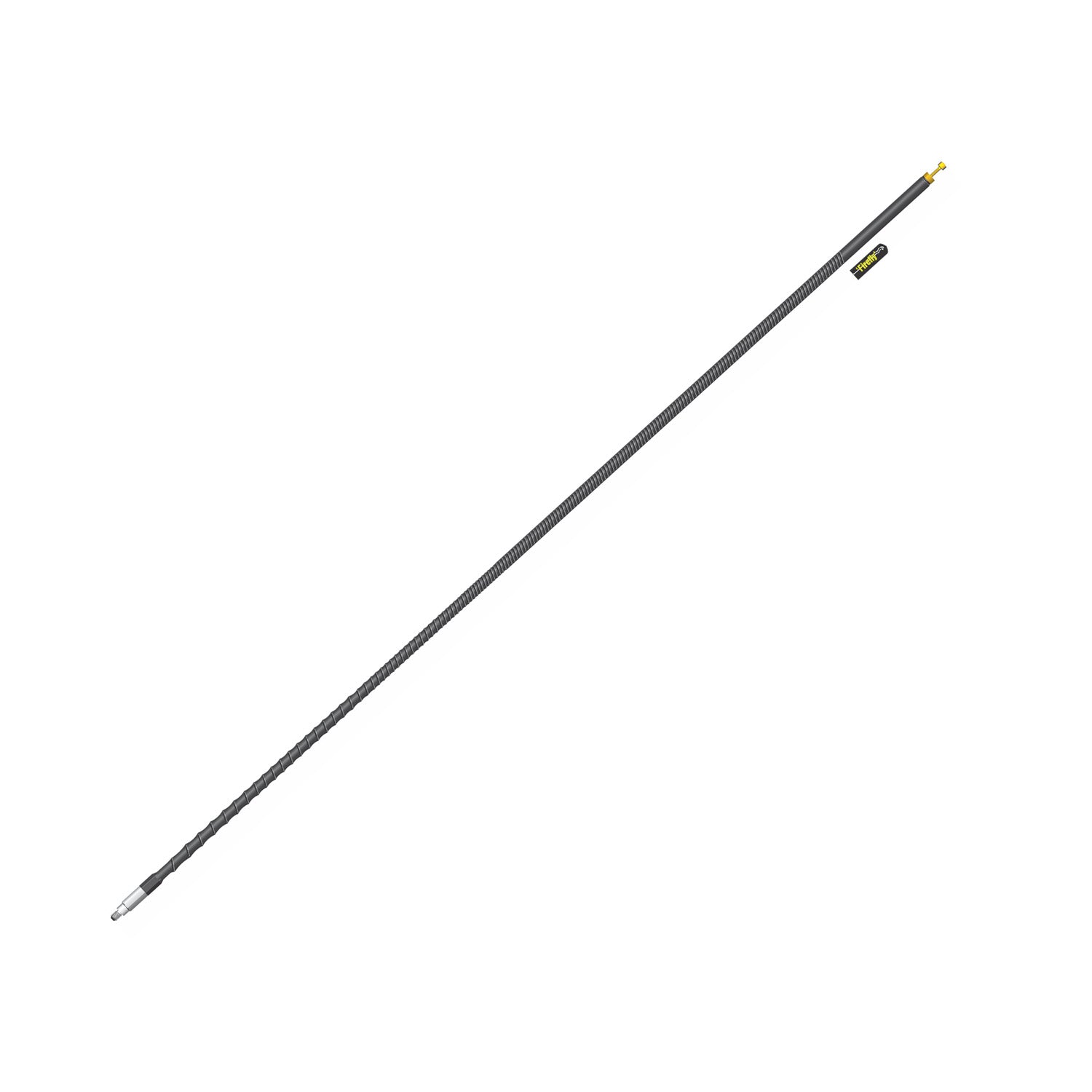 Firestik FL45-B 45 Inch (114cm) Tunable Tip CB Radio Antenna Black with Black Tip