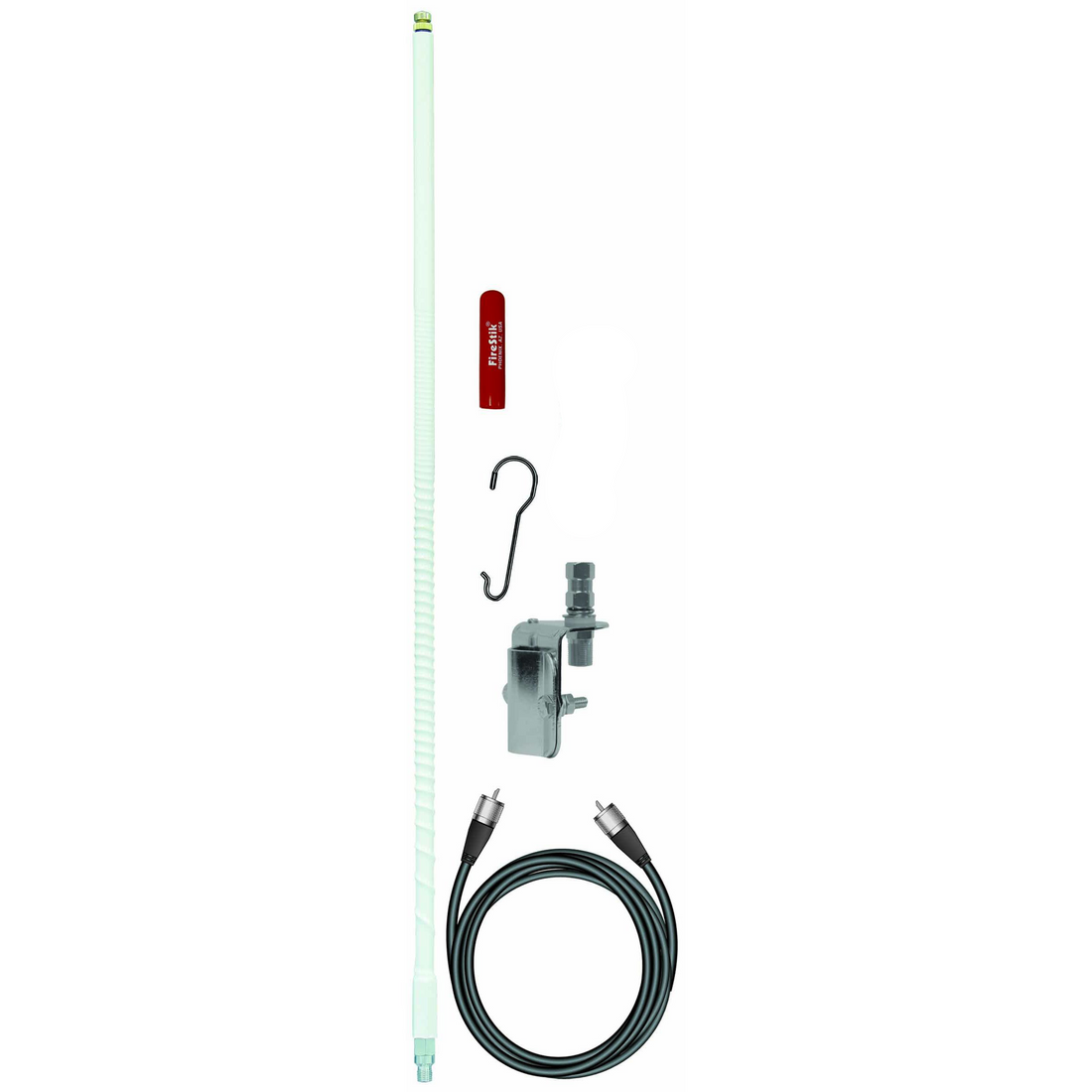 Firestik  FS3SMK-W - Firestik White 3 Foot Single FS II CB Antenna Kit (FS3SMK-W) Firestik