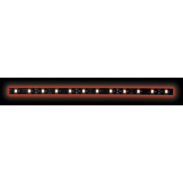 Heise H-R350-BLK 5050 Red/Black Light Strip with Black Base - 3 Meter, 60 LED Heise