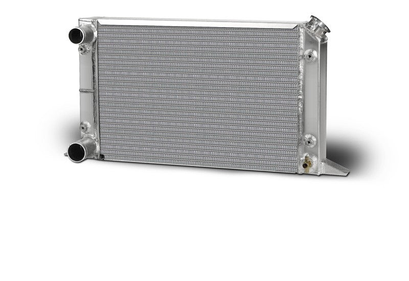 AFCO Racing 80105N Aluminum  Radiator Scirocco Left Hand  Double Pass  1-1/2 Inlet  1-3/4 Outlet Afco Racing Products