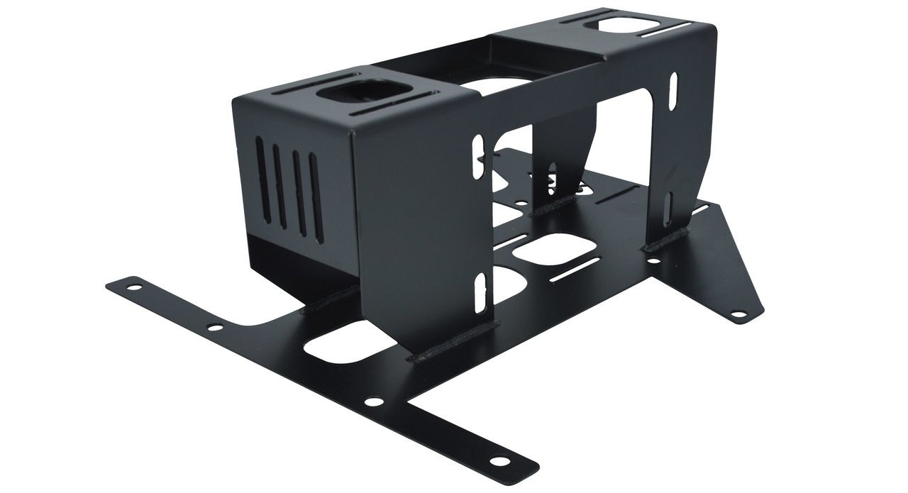 Hornblasters HB-STDDK Spare Tire Delete Dual Tank Bracket for 1/4" Compressor Hornblasters