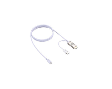 Power Acoustik HDM-A3 Smart Phone MHL / HDMI Interface Cable for Samsung Galaxy 3 / 4 & Select 11 Pin Android Devices