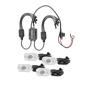Heise HE-4MLRGBK Marine RGB Accent Lights - 4 Pack Heise