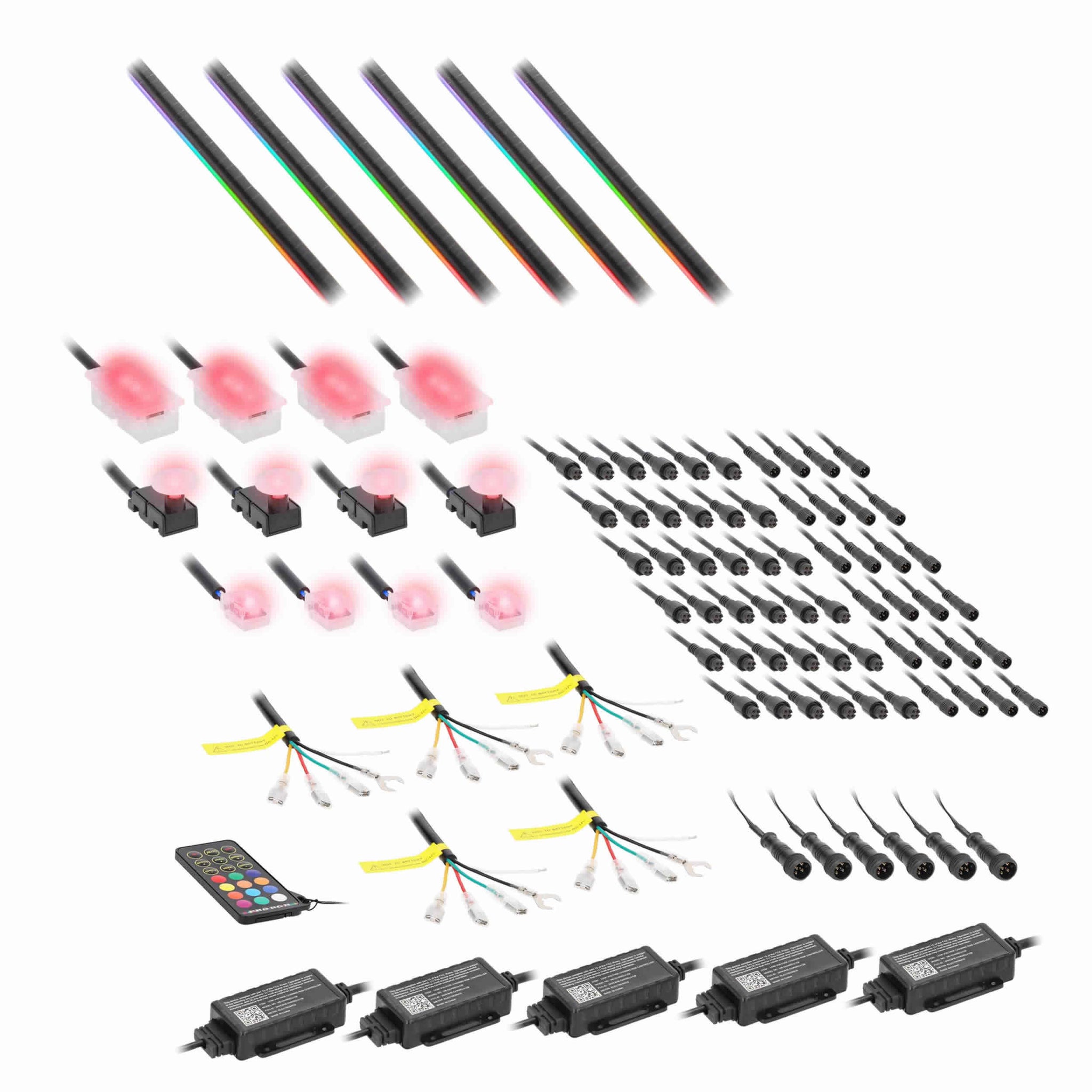 Heise HE-AMB-CAR Chasing Interior Ambient Lighting Kit
