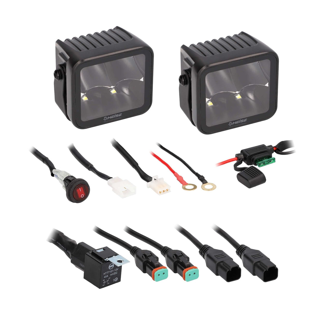 Heise HE-BCS32PK Blackout 3" - 4 Spot Cube 2 Pack Heise