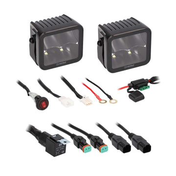 Heise HE-BCS32PK Blackout 3" - 4 Spot Cube 2 Pack Heise