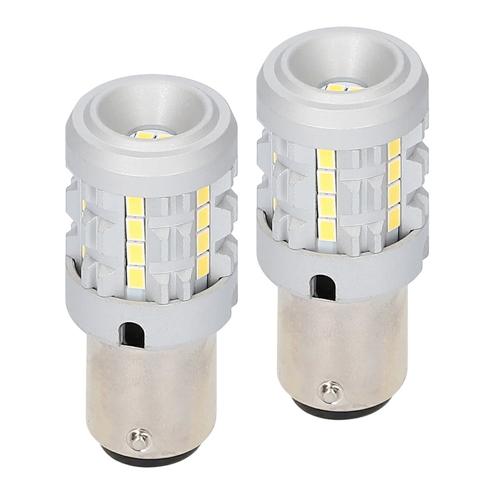 Heise HE-C1157W 1157 White Bulbs with Integrated Internal CANBUS System - 2- Heise