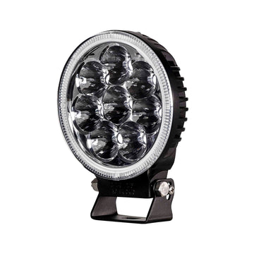 Heise HE-DL3 Round Driving Light - 5 Inch, 8 LED Heise