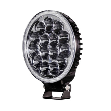 Heise HE-DL4 Round Driving Light - 7 Inch, 15 LED