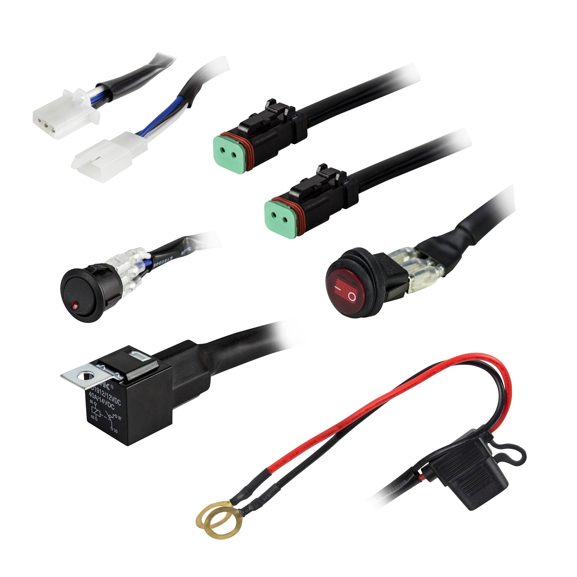 Heise HE-DLWH1 Wiring Harness and Switch Kit - 2 Lamp Heise