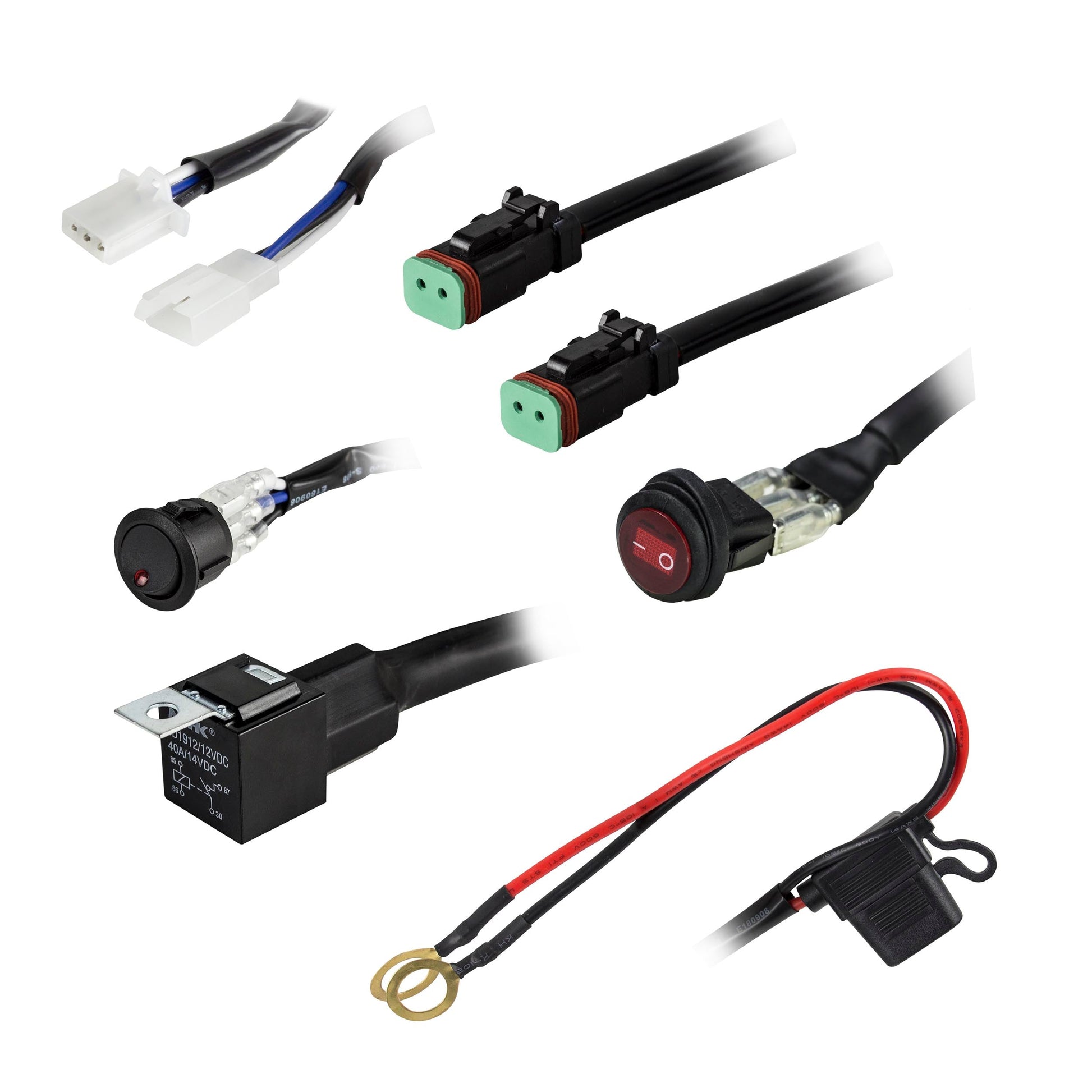 Heise HE-DLWH1 Wiring Harness and Switch Kit - 2 Lamp HEISE LED Lighting Systems