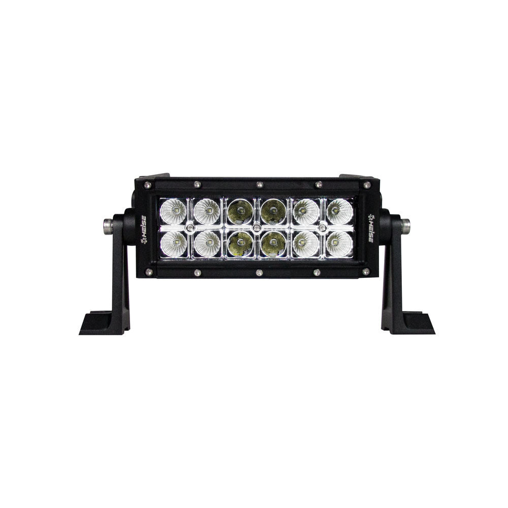 Heise HE-DR8 Dual Row Lightbar - 8 Inch, 12 LED Heise
