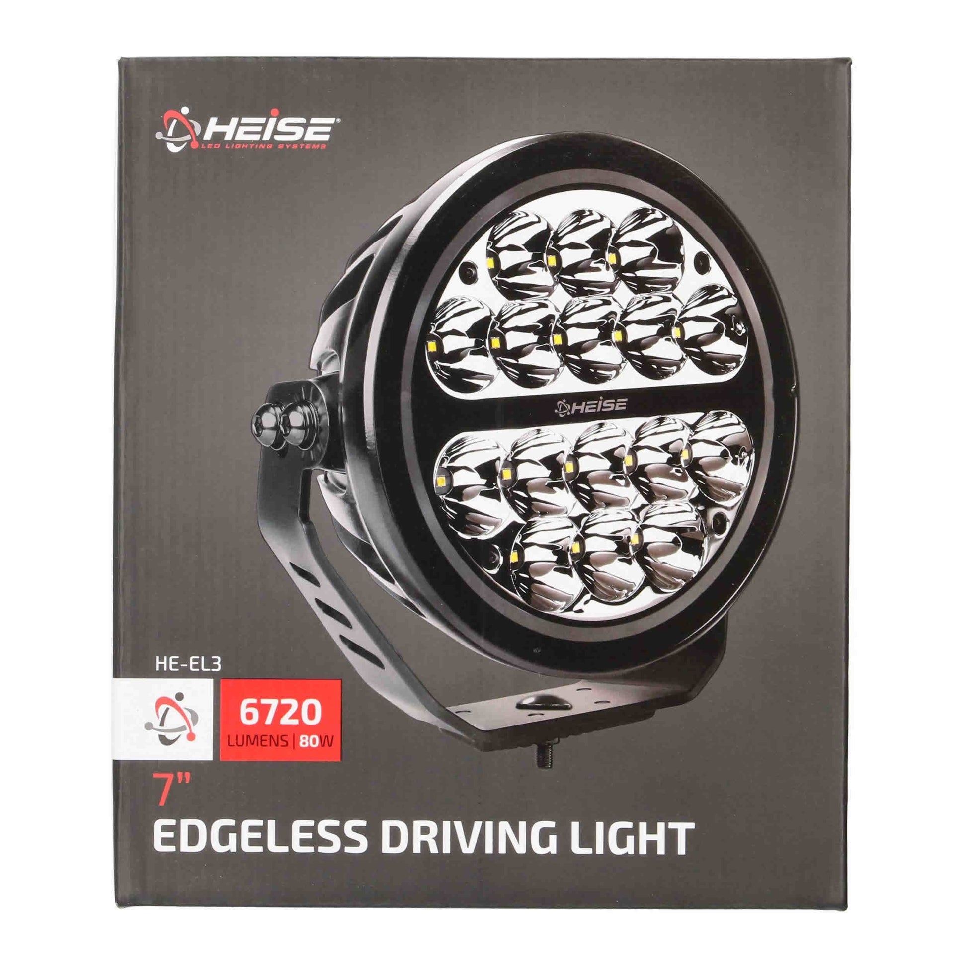 Heise HE-EL3 7" Edgeless Driving Light Spot Heise