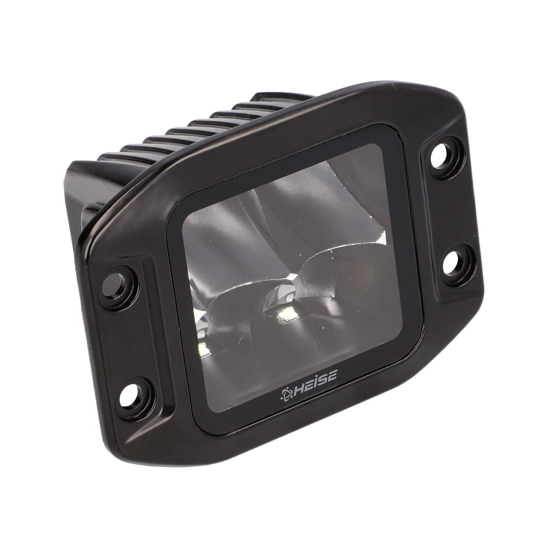 Heise HE-FMBCS Blackout Flush Mount 3.5" Cube 4 LED Light - Spot Heise