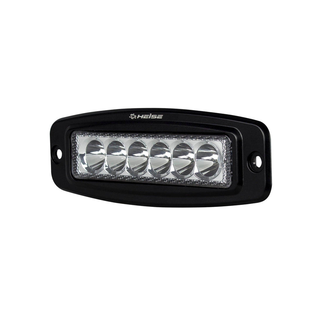 Heise HE-FMDL1 Single Row Flush Mount Driving Light - 6 LED Heise