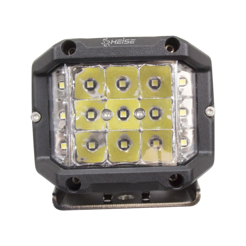 Heise HE-HCL140 High Output Cube Light - 4 Inch, 15 LED Heise
