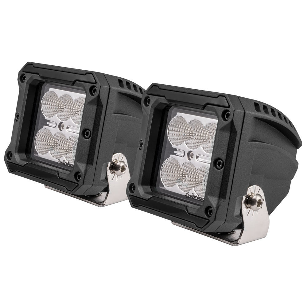 Heise HE-HCL32PK High Output Cube Floodlight - 3 Inch, 6 LED, 2-Pack Heise