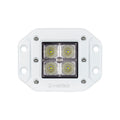 Heise HE-MFMCL2 Marine Flush Mount Cube Light - 3 Inch, 4 LED Heise