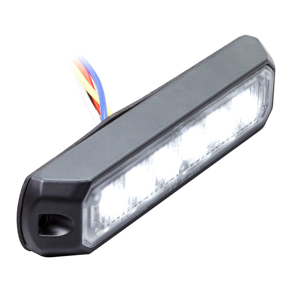Heise HE-MUMRK-6W White Marker Lights - 4.9 Inch, 6 LED Heise