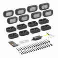 Heise HE-RGB-K8 RGB Wide Angle Rock Light Kit - 8 Pack Heise