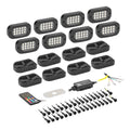 Heise HE-RGBW-K8 RGBW Wide Angle Rock Light Kit - 8 Pack Heise