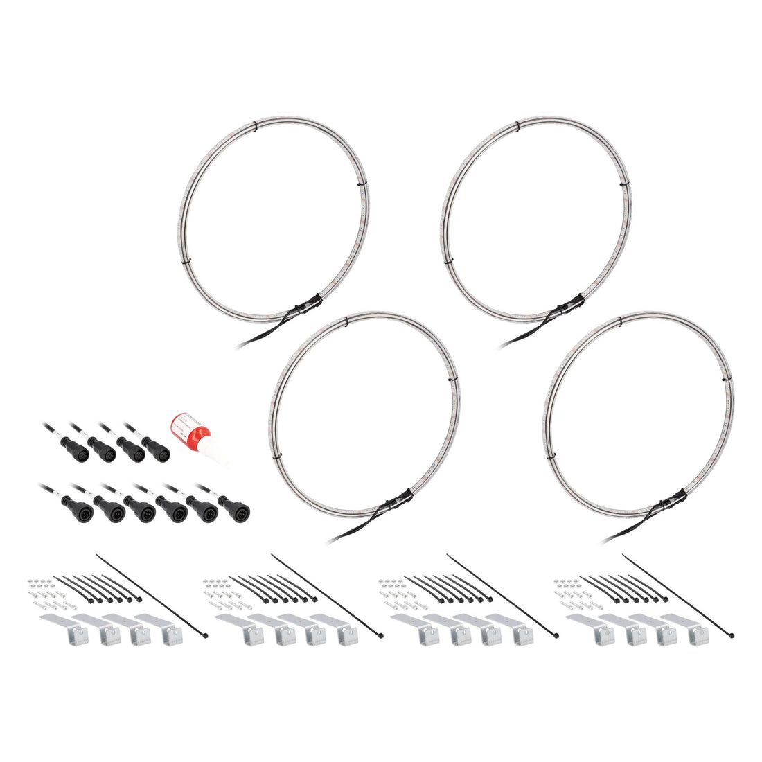 Heise HE-RGBW1-W14 14" Wheel Light Set For RGBW-CB1 Heise