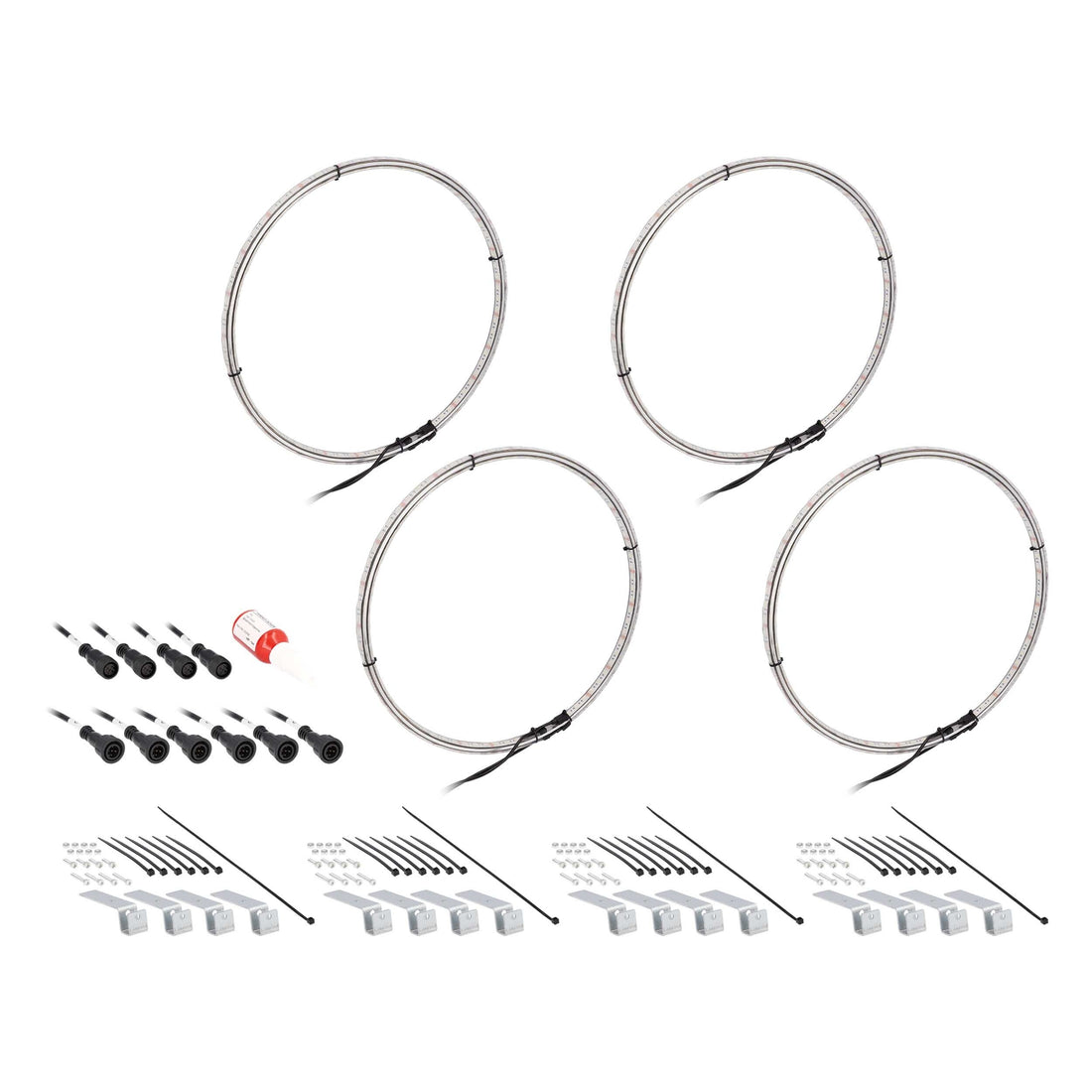 Heise HE-RGBW1-W155 15.5" Wheel Light Set For RGBW-CB1 Heise