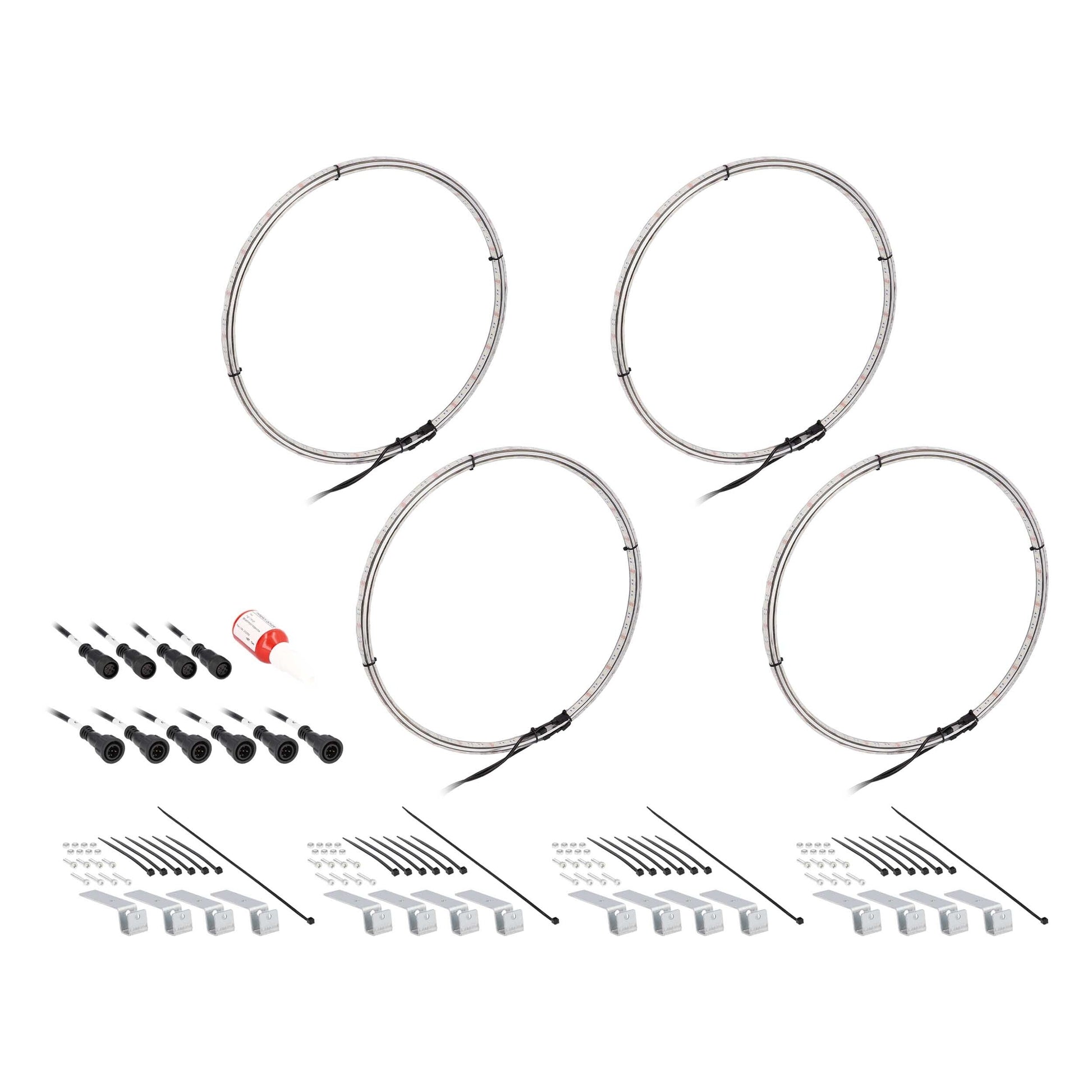 Heise HE-RGBW1-W155 15.5" Wheel Light Set For RGBW-CB1 Heise