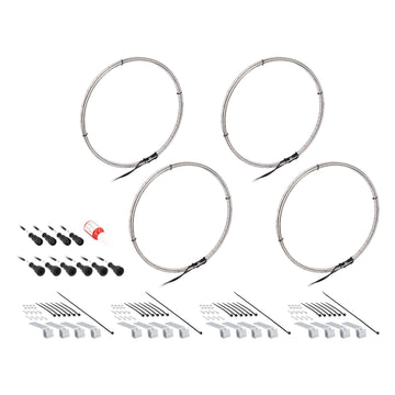 Heise HE-RGBW1-W155 15.5" Wheel Light Set For RGBW-CB1 Heise