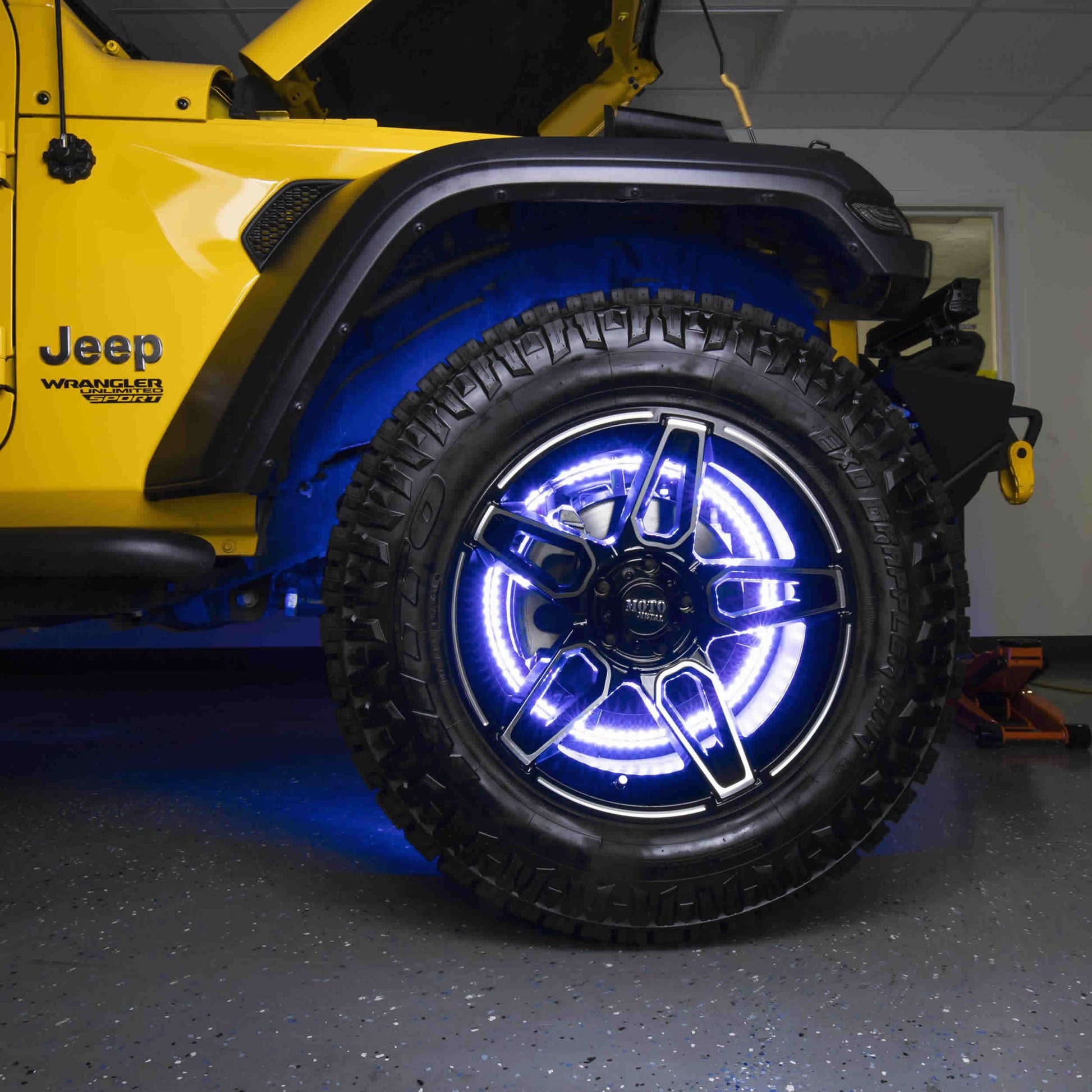 Heise HE-RGBW1-W155 15.5" Wheel Light Set For RGBW-CB1 Heise