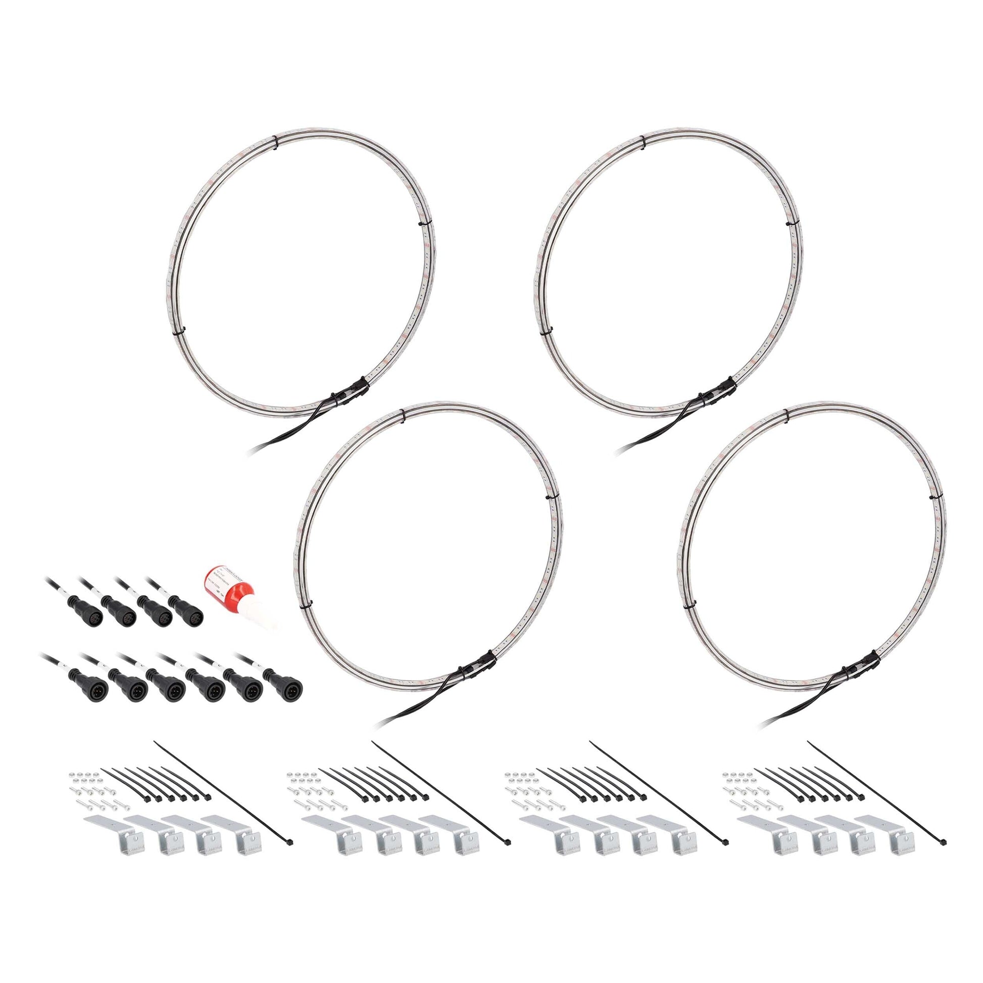 Heise HE-RGBW1-W17 17" Wheel Light Set For RGBW-CB1 Heise