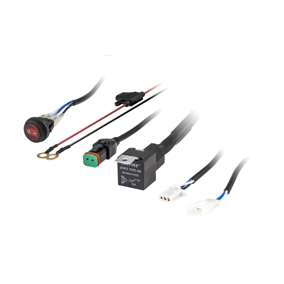 Heise HE-SLWH1 DT Wiring Harness and Switch Kit - 1 Lamp, Universal Heise