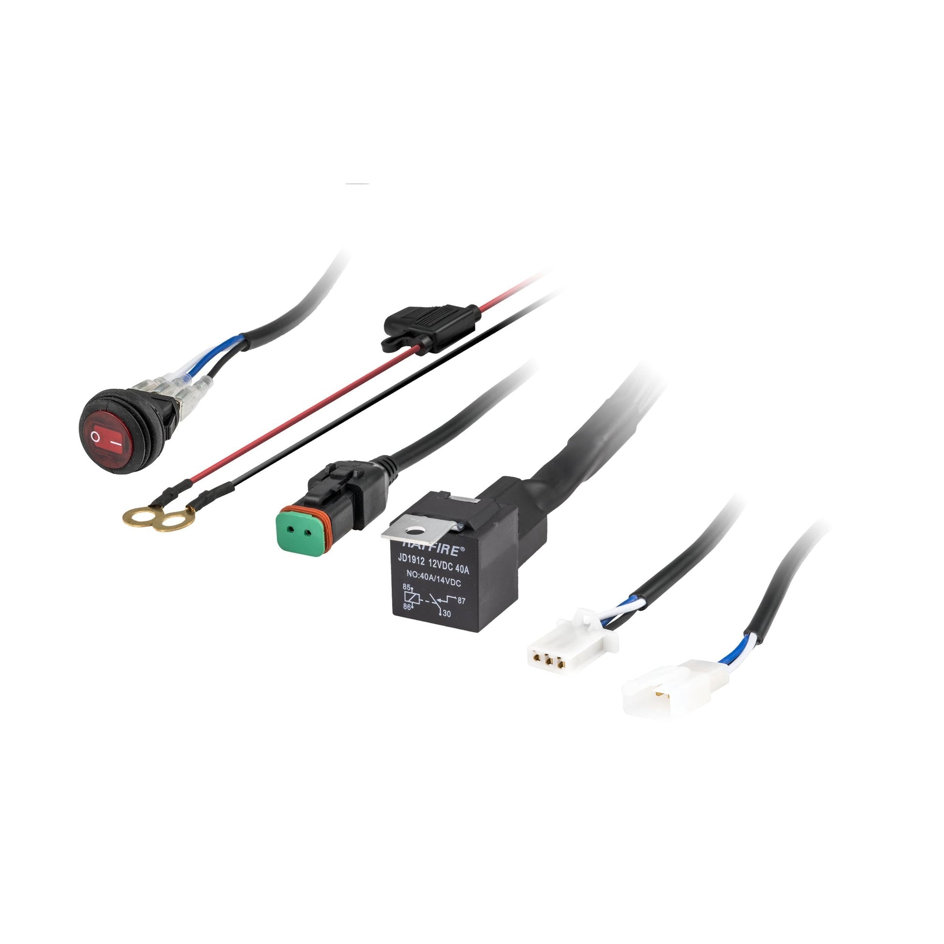 Heise HE-SLWH1 DT Wiring Harness and Switch Kit - 1 Lamp, Universal Heise