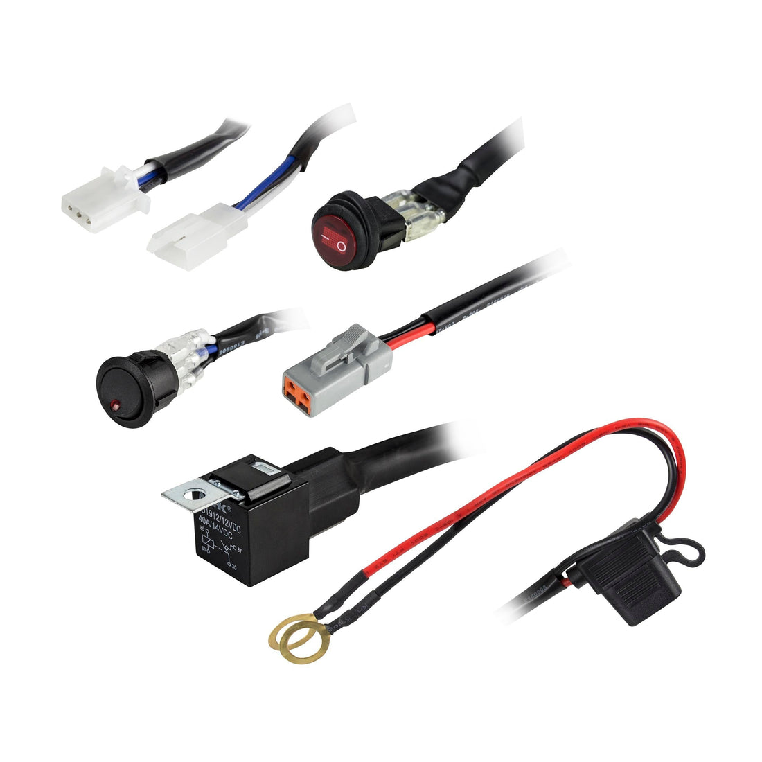 Heise HE-SLWH2 ATP Wiring Harness and Switch Kit - 1 Lamp, Universal Heise