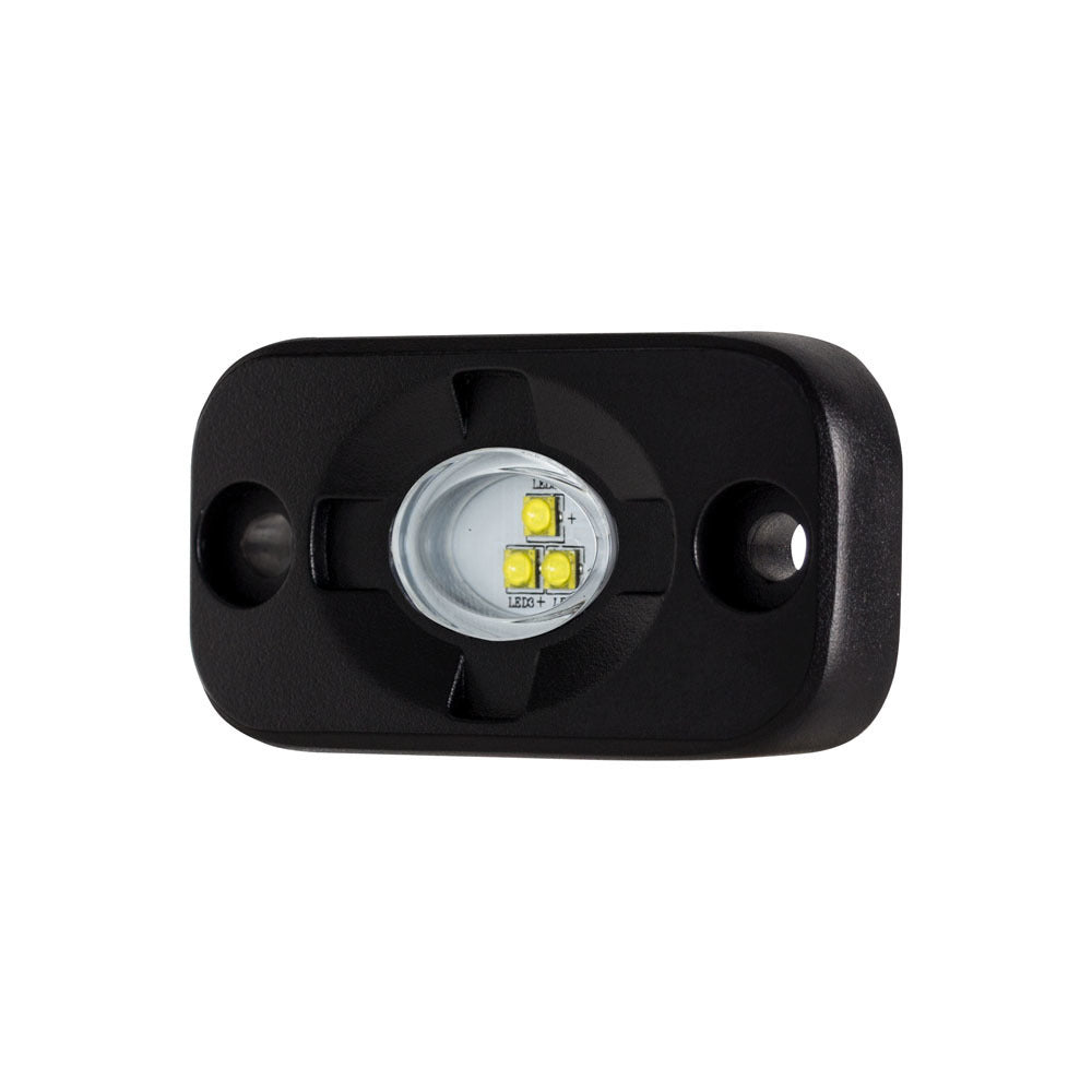 Heise HE-TL1 White Auxiliary Lighting Pod - 1.5x3 Inch, 3 LED Heise