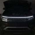 Racesport HOODKIT1 LED Knight Rider Scanning Hood Brow DRL Flex Cool White Kit for Truck and SUV's Race Sport Lighting Firestik