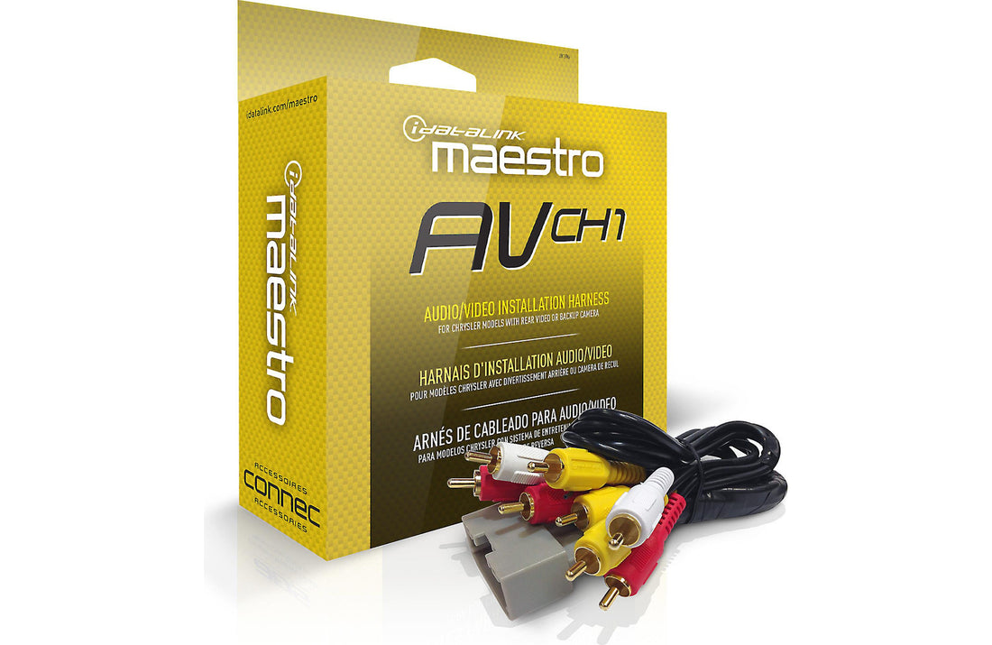 iDatalink HRN-AV-CH1 Factory Integration Adapter Retain the factory rear seat entertainment (RSE) system in select 2008-20 Chrysler-made vehicles Maestro