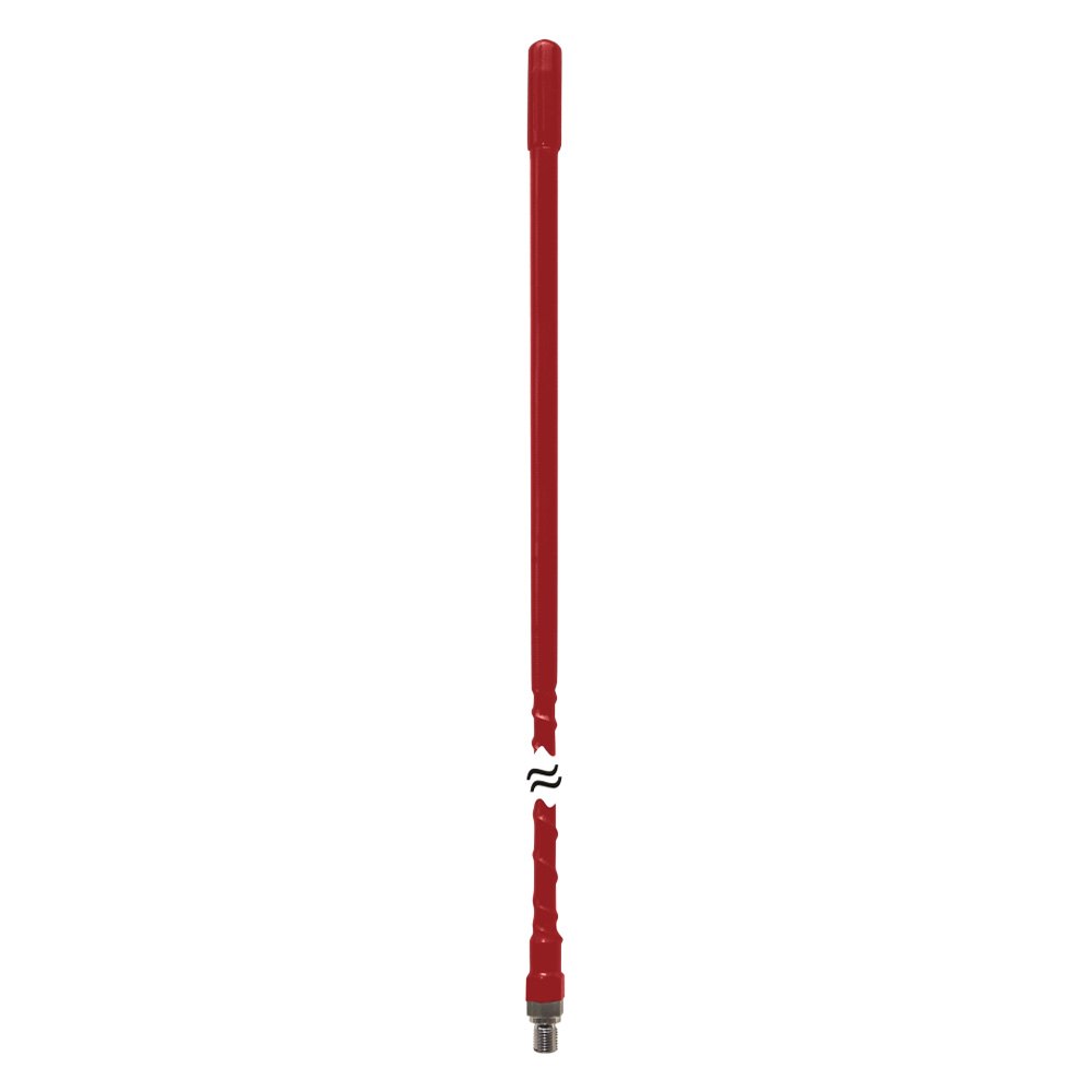 ProComm HSD995-4R 4" Red Fiberglass Dual CB Antenna Kit ProComm